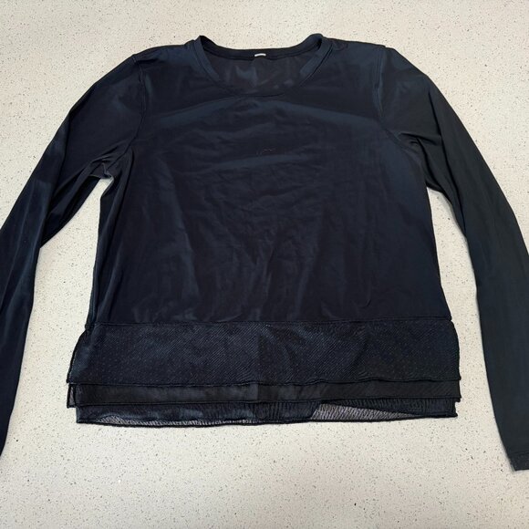 Lululemon Long Sleeve Shirt with Mesh - Picture 2 of 2